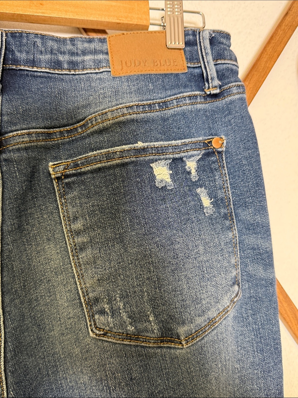 Judy Blue Dark Wash High-Rise Skinny Jeans - Picture 7 of 8